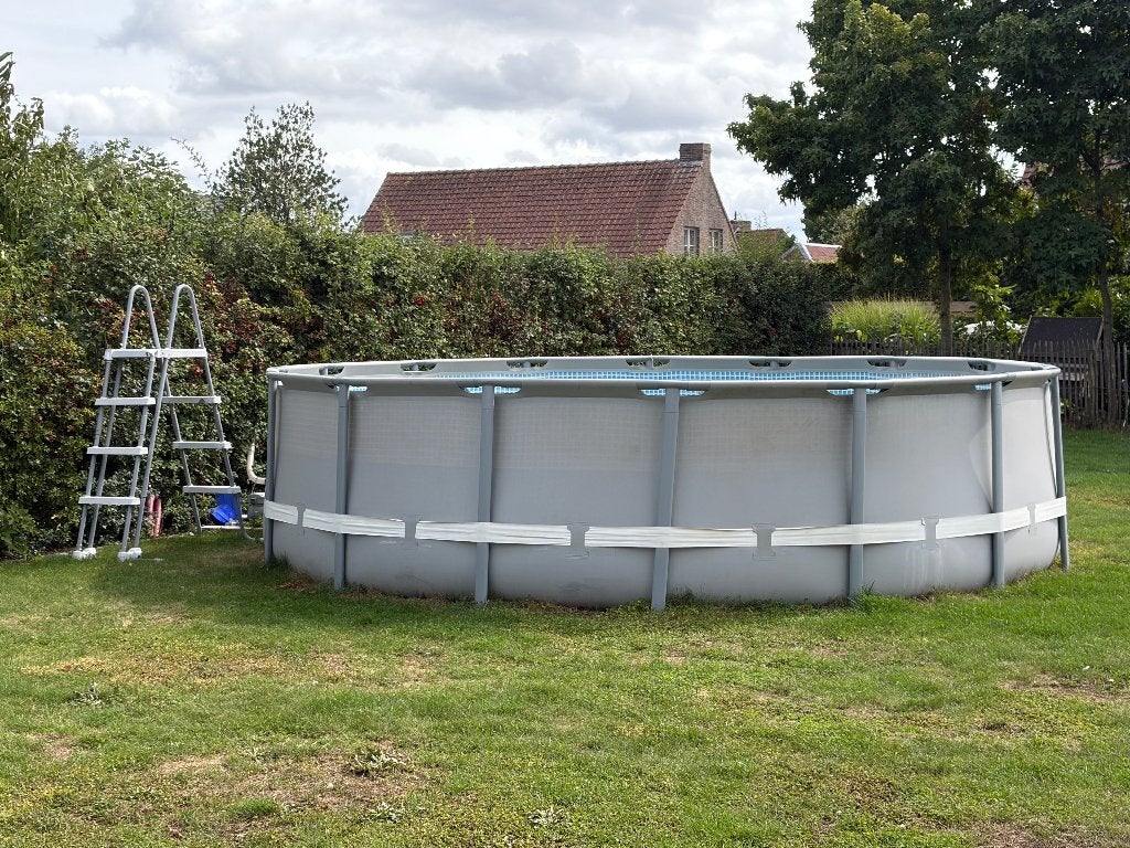 Warmtepomp 8,6kW met gratis zwembad, Enlèvement, Utilisé, Chauffage