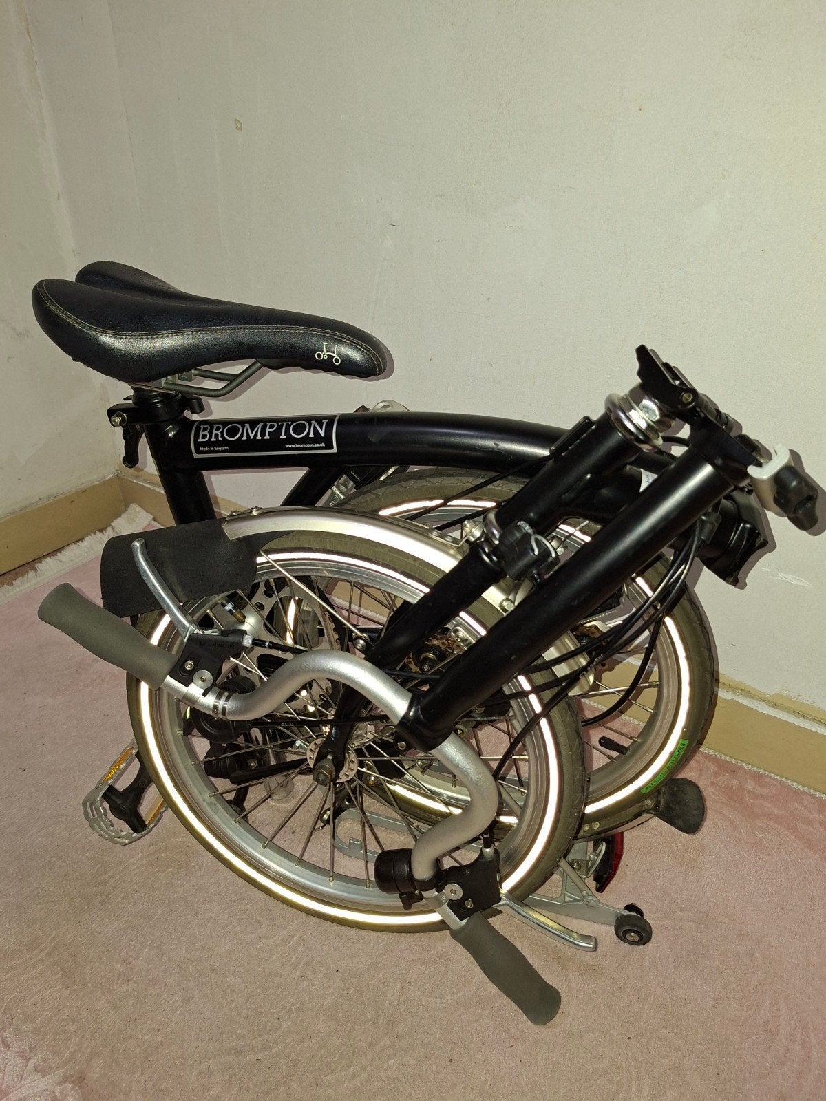 Brompton vouwfiets met 3 versnellingen, Fietsen en Brommers, Fietsen | Vouwfietsen, Ophalen, Brompton, 14 tot 16 inch, Versnellingen