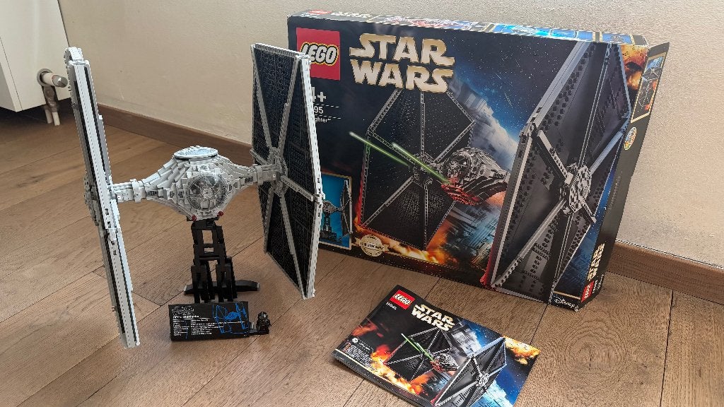 LEGO Star Wars UCS TIE Fighter 75095 – volledig opgebouwd, Verzamelen, Star Wars, Ophalen, Zo goed als nieuw, Actiefiguurtje