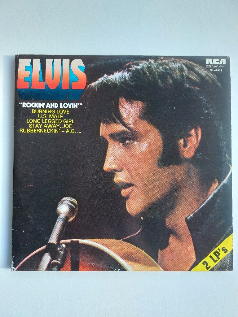 Elvis Presley - Rockin' And Lovin' (1972 - Double LP), Enlèvement ou Envoi, Rock 'n' roll, Utilisé, Double LP