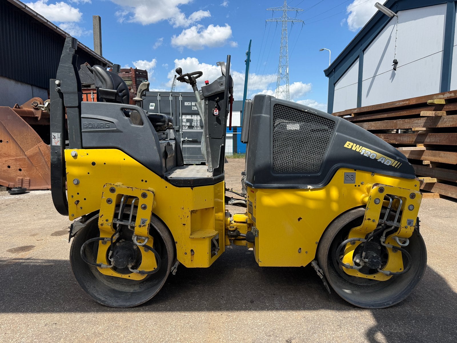 Bomag BW120AD5,, Zakelijke goederen, Machines en Bouw | Kranen en Graafmachines, Ophalen, Overige typen