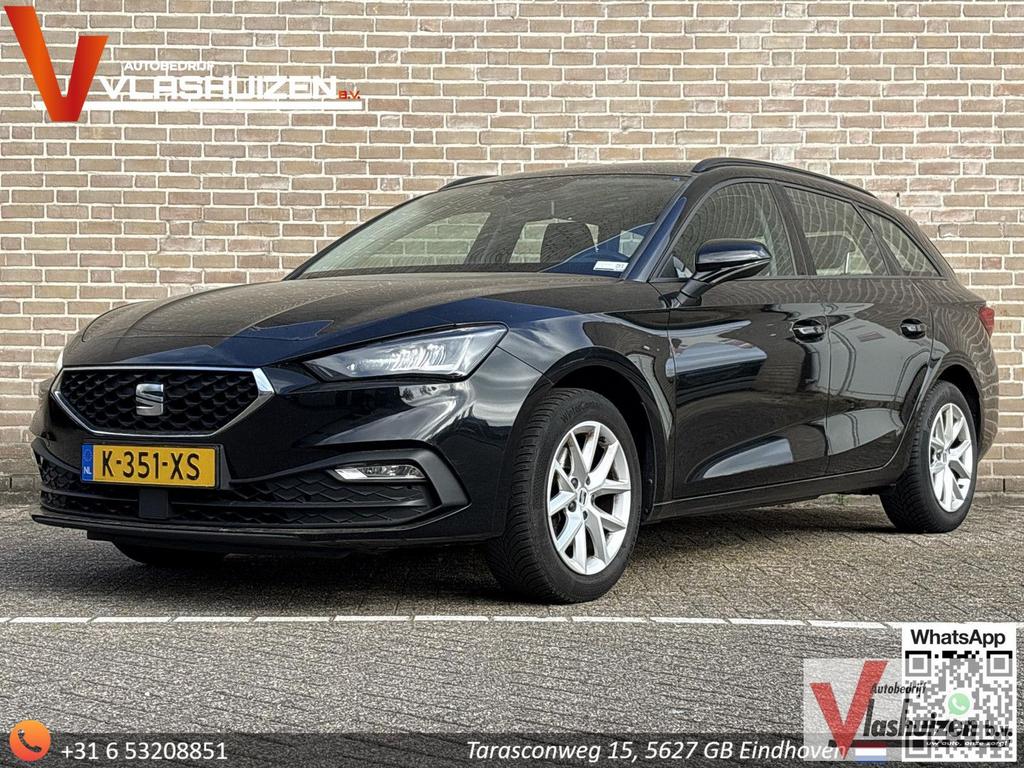 Seat Leon Sportstourer 1.0 TSI Reference | € 8.900,- NETTO!, Auto's, Seat, Leon, Zwart, Bedrijf, Grijs