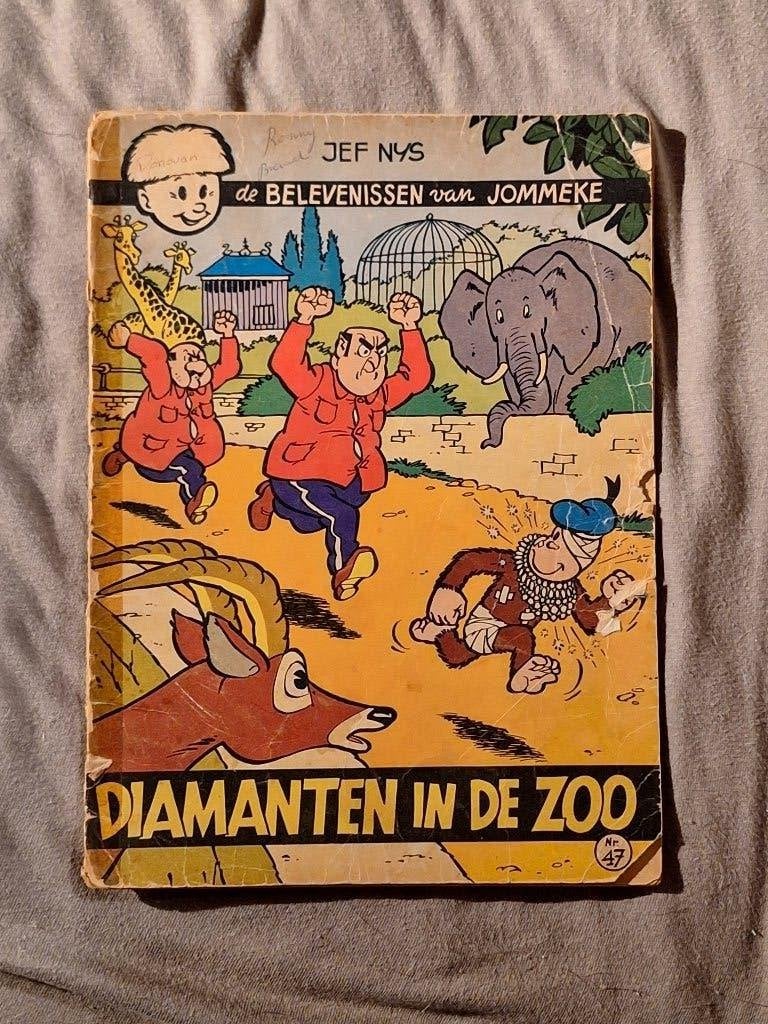 Jommeke 47: diamanten in de zoo, Eén stripboek, Ophalen of Verzenden, Gelezen