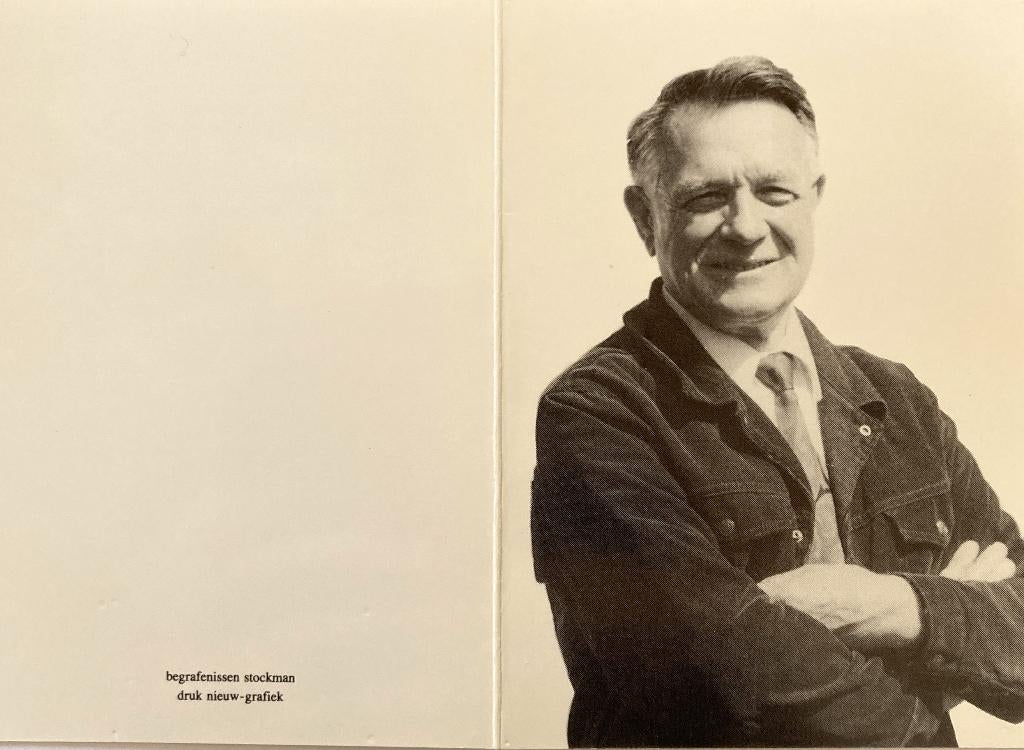 Bidprentje van Schrijver André Demedts, Verzenden, Bidprentje