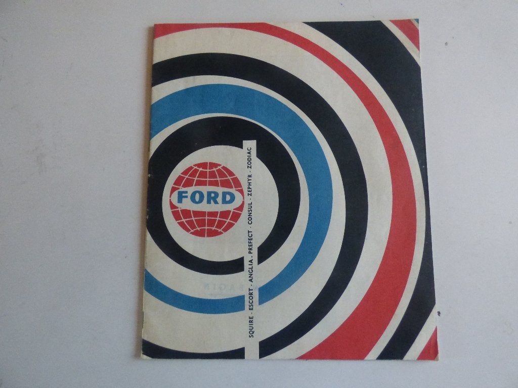 FORD MODELLEN JAREN 50 FOLDER, Ophalen of Verzenden, Gelezen, Ford