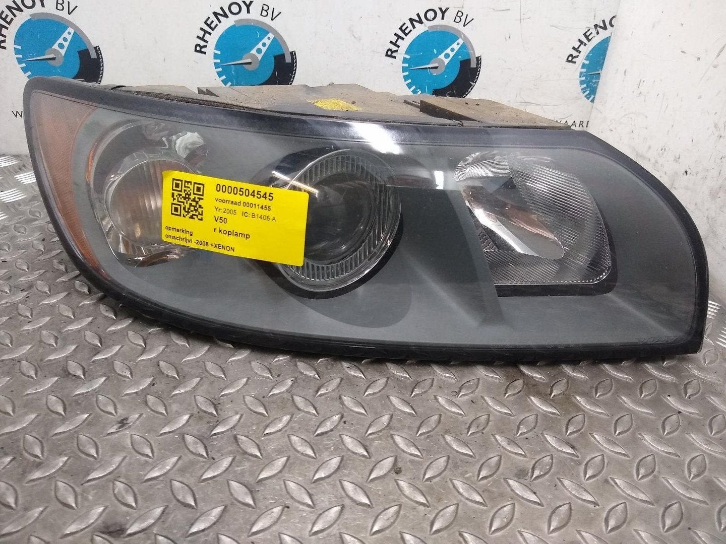VOLVO V50 1.8 ELITE  KOPLAMP R 2005, Ophalen of Verzenden, Gebruikt, ARN erkend
