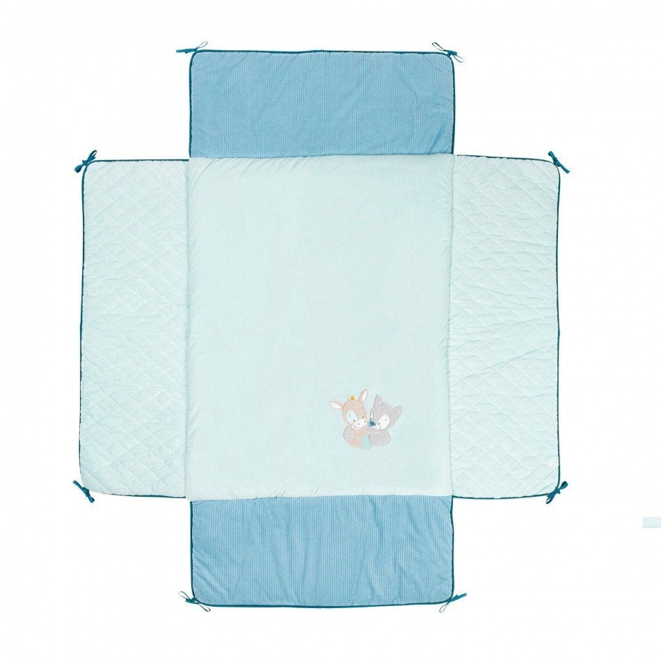 Nattou Parkbekleding met Randen Tim en Tiloo - 75x95 cm, Ophalen of Verzenden, Zo goed als nieuw, Vierkant