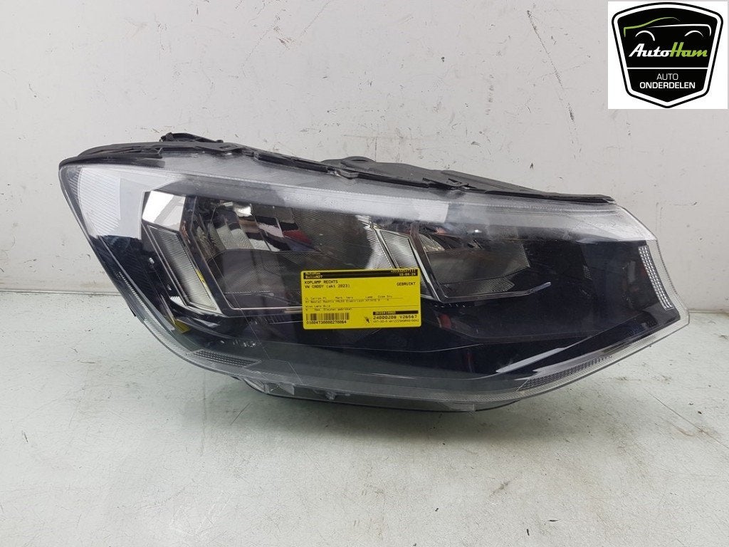 PHARE / OPTIQUE AVANT DROIT Caddy Cargo V (SBA / SBH), Utilisé, Volkswagen