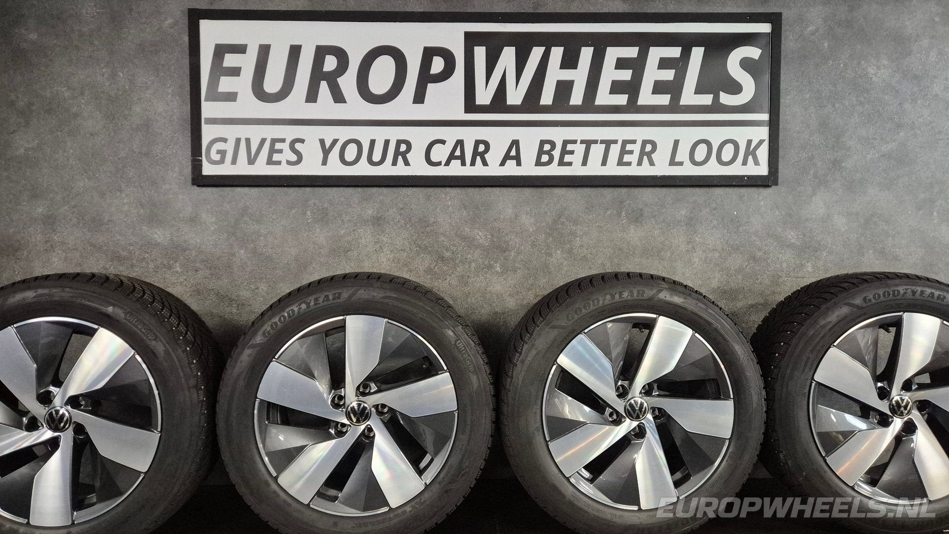17 inch VW Passat B9 B8 T-Roc Bologna velgen winterbanden, -, -, Banden en Velgen, 17 inch