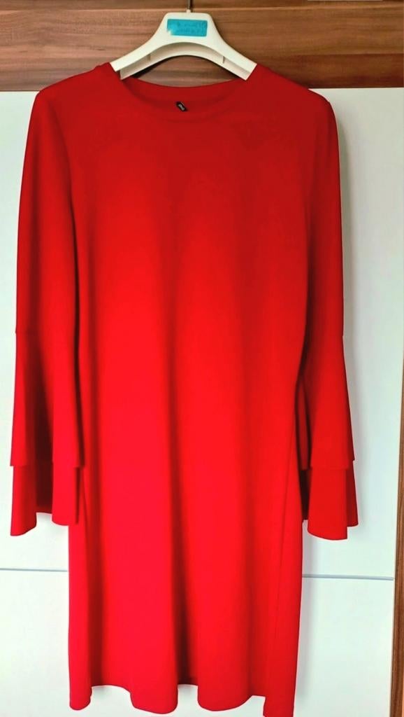 Rode jurk Only, Kleding | Dames, Jurken, Only, Maat 46/48 (XL) of groter, Ophalen of Verzenden, Zo goed als nieuw