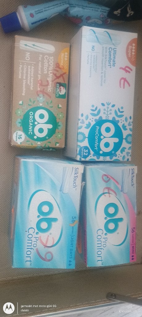 Tampons ob, Enlèvement ou Envoi, Neuf