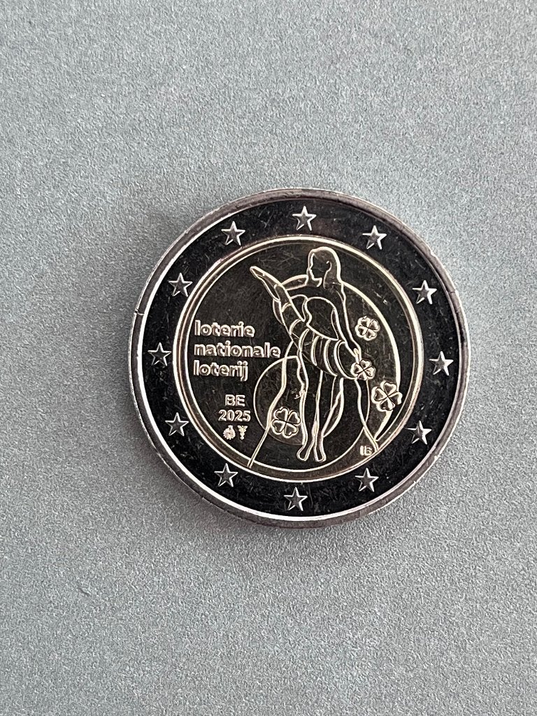 2€ loterie nationale 2025., Enlèvement ou Envoi, Métal, Monnaie en vrac