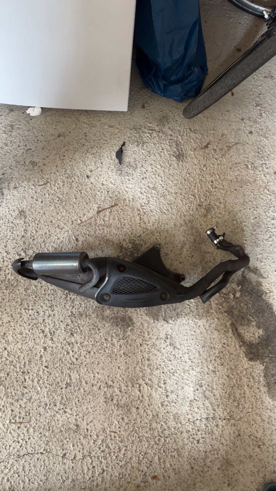 Originele Gilera Runner uilaat, Enlèvement, Comme neuf, Pot d'échappement, Piaggio