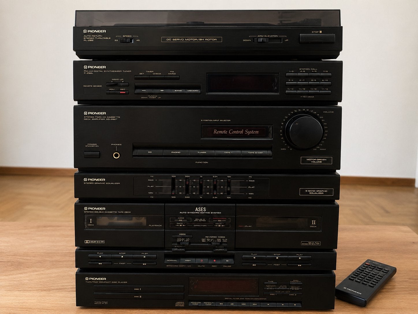 Complete Pioneer Stereo HiFi Set – Made in Japan – Vintage, Audio, Tv en Foto, Stereoketens, Zo goed als nieuw, Cassettedeck, Pioneer