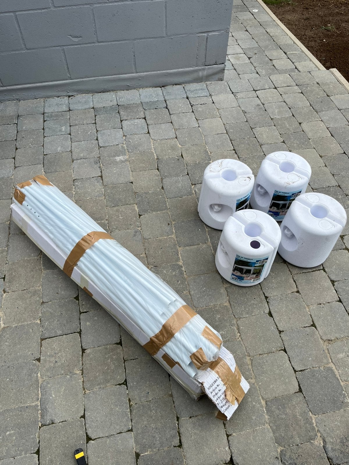Pied de tonnelle en plastique, Jardin & Terrasse, Enlèvement, Neuf