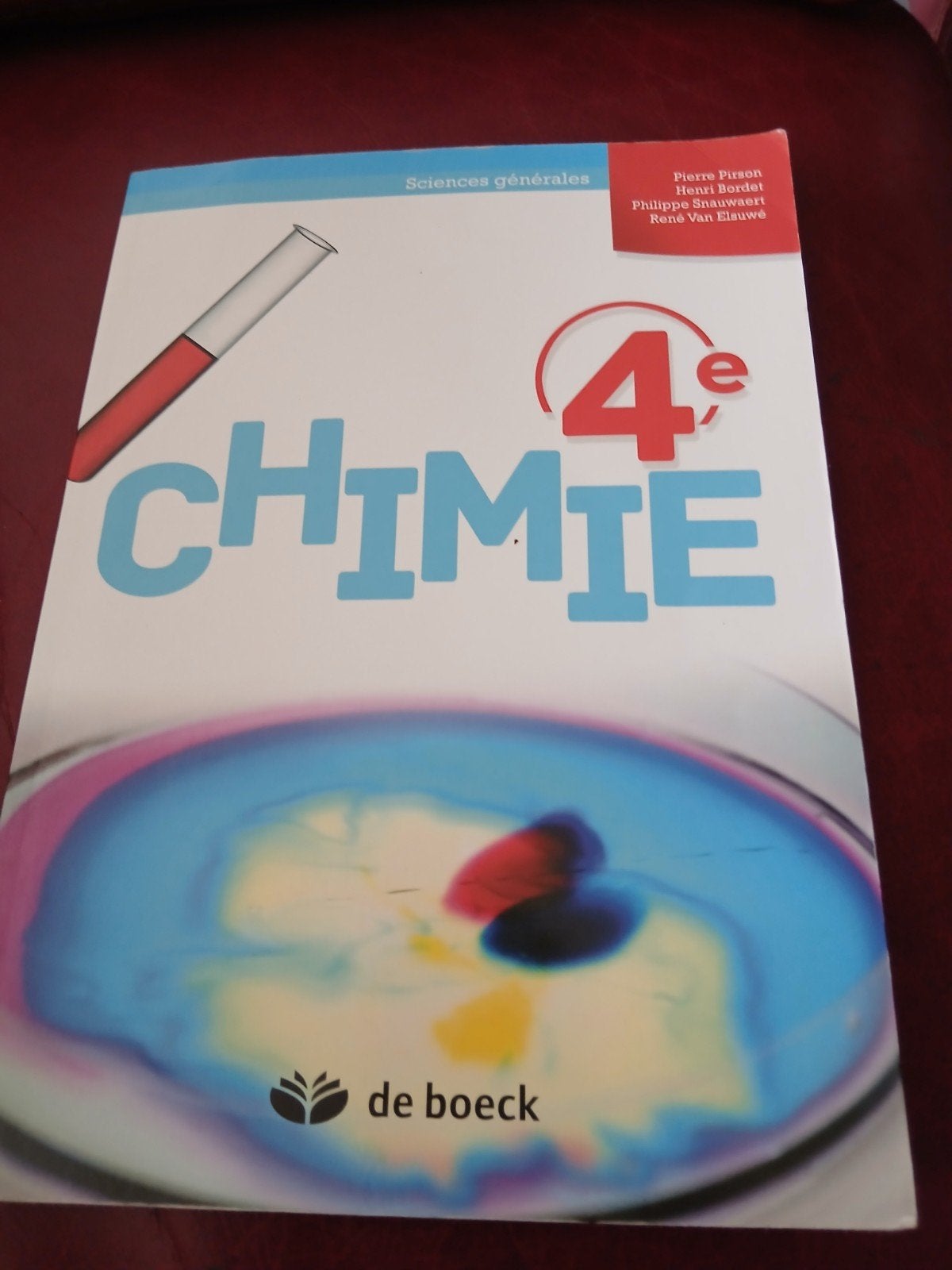 Manuel de Chimie 4ème, Livres, Enlèvement ou Envoi, Français