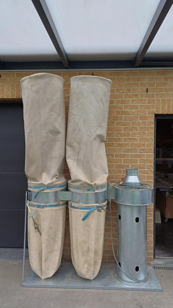 Stofafzuiging  op drijfkracht, Zakelijke goederen, Machines en Bouw | Houtbewerking, Ophalen
