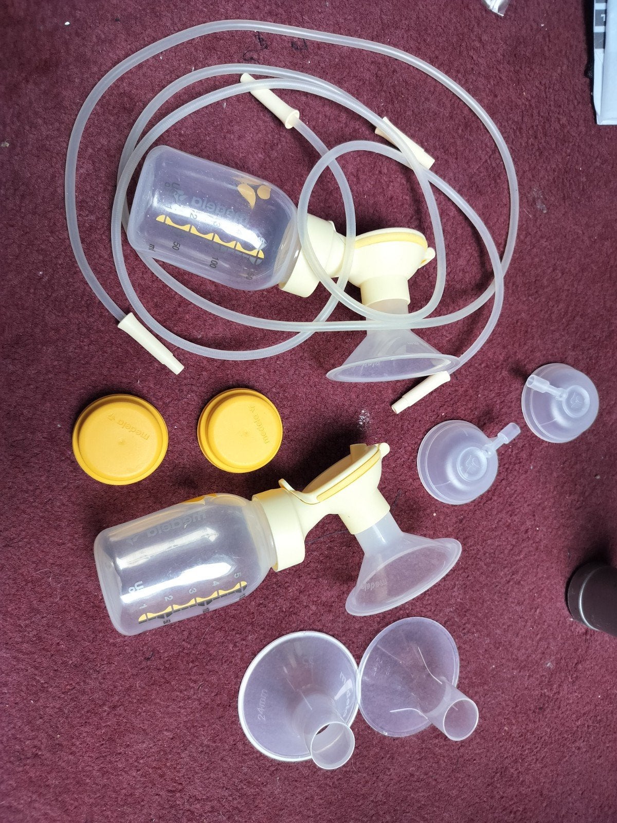 Medela set, Ophalen