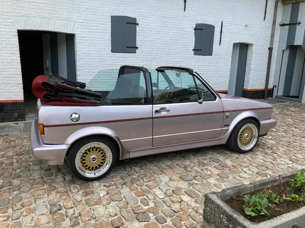 Volkswagen golf 1 cabrio 1992, Handgeschakeld, 3 deurs, Cabriolet, Lederen bekleding