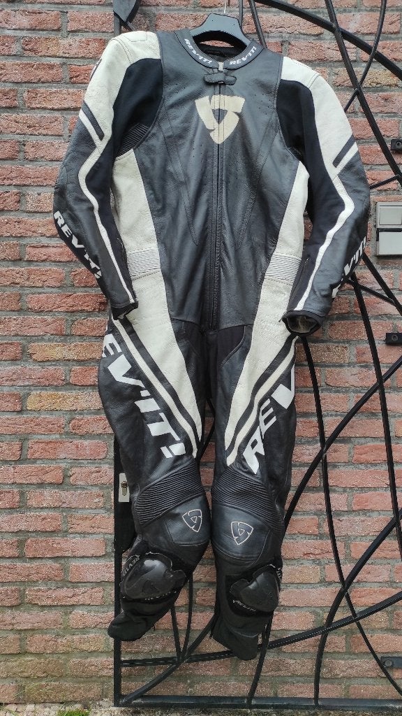 Combinaison moto cuir Rev IT ARGON 3 taille 52, REV'IT!, Seconde main, Enlèvement, Combinaison