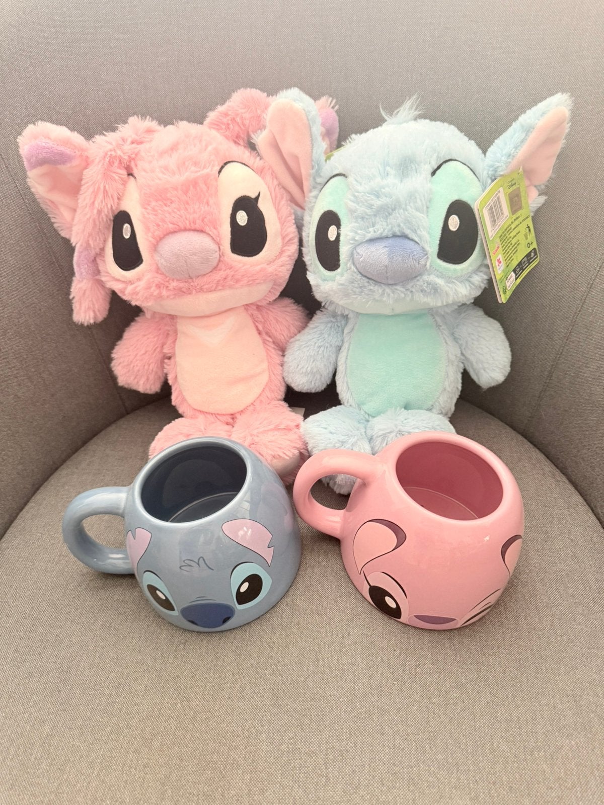 Stitch & Angel knuffel & tassen set, Disney, Enlèvement, Neuf, Multicolore