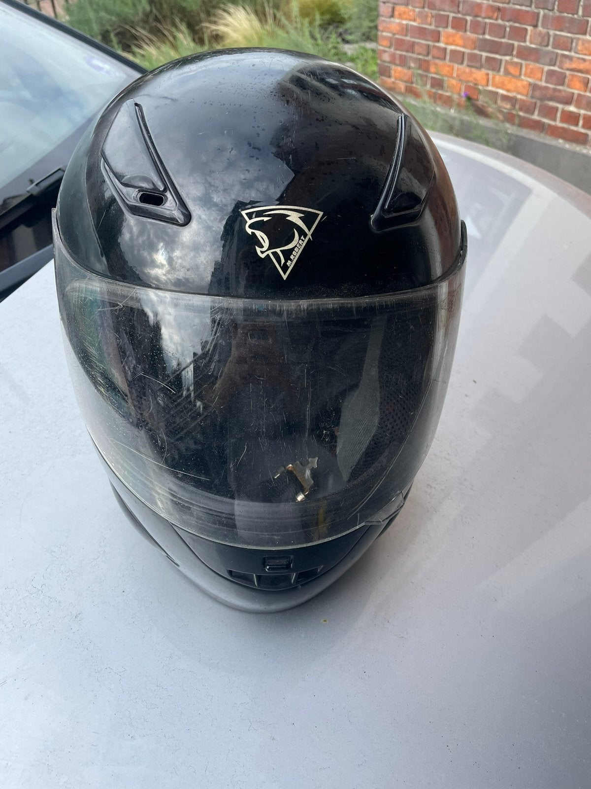 motorhelm, Fietsen en Brommers, Ophalen, Gebruikt, Large