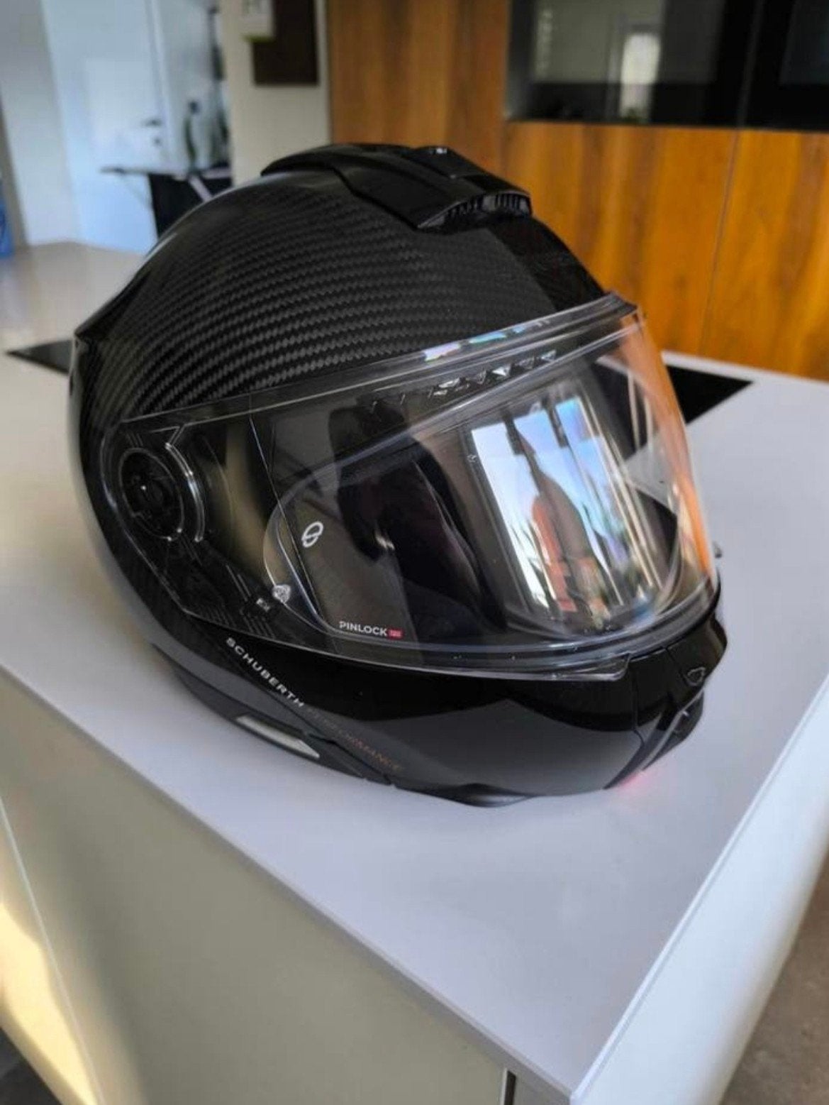 Schuberth C5 Carbon, maat M, Motoren, Ophalen