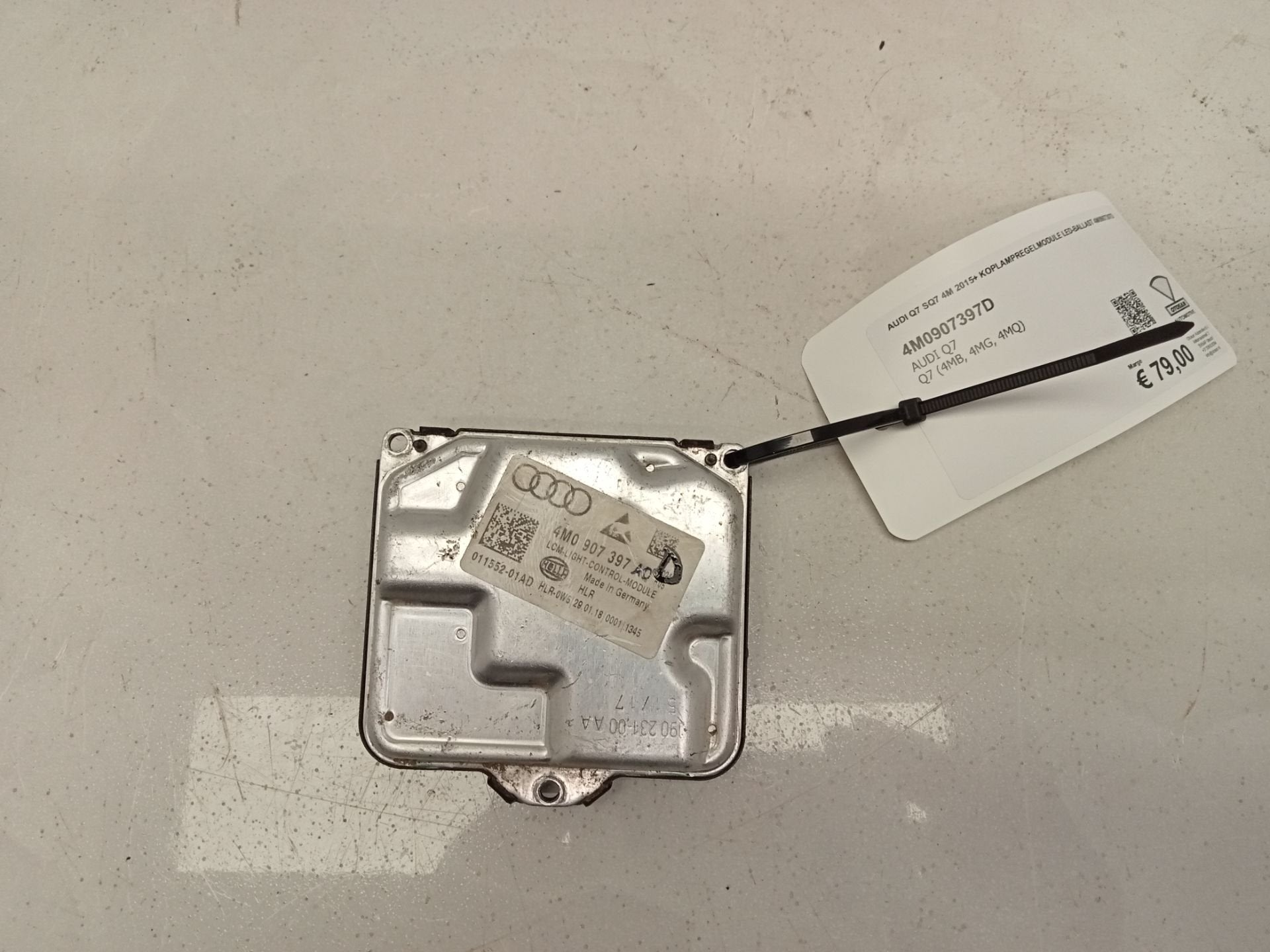 Audi Q7 SQ7 4M 2015+ Koplampregelmodule LED-Ballast 4m090739, Gebruikt, AUDI AG, Auto-Union-Strasse 1
85045  Ingolstadt, DE, Audi