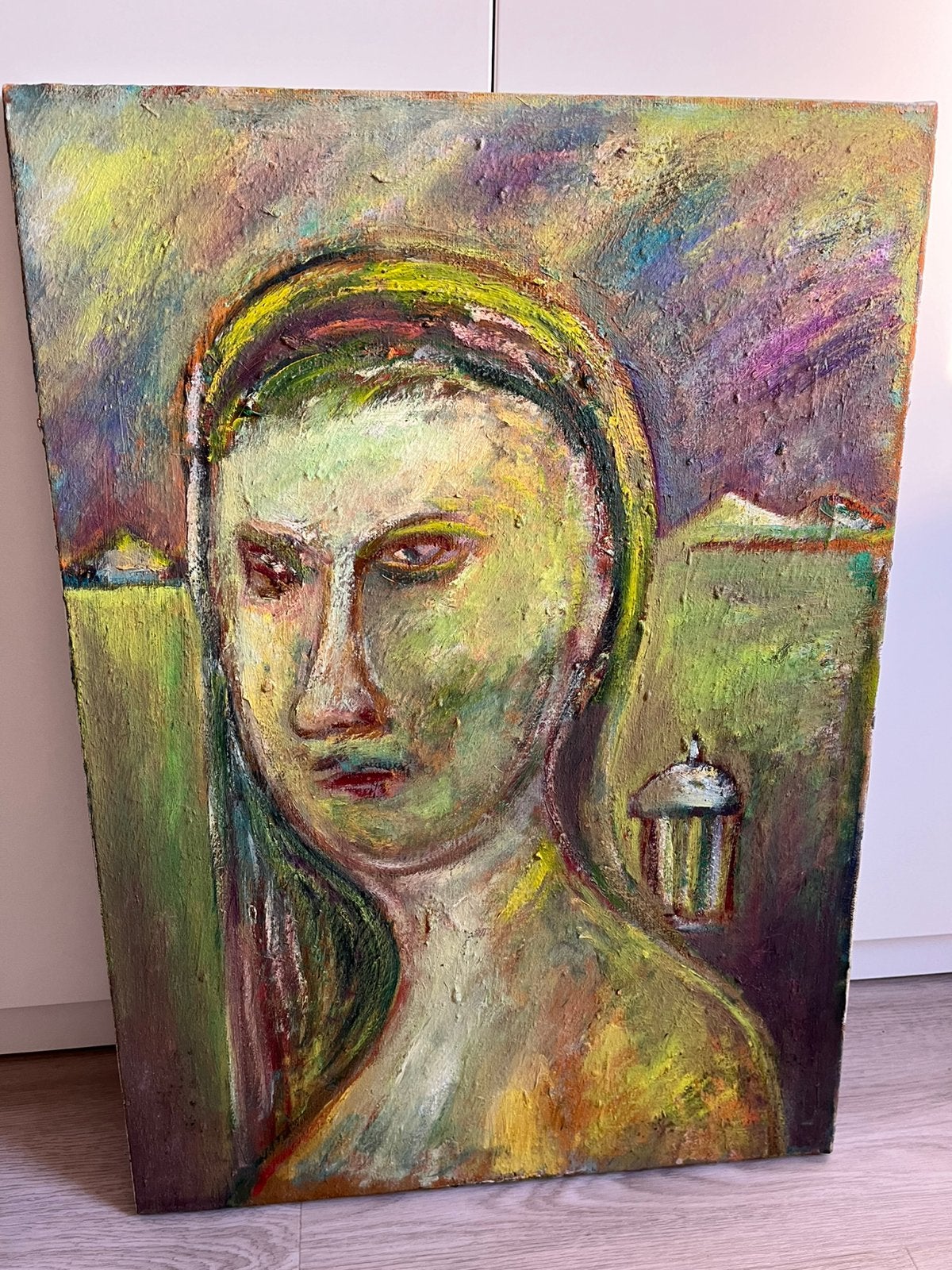 Expressionistisch schilderij, Ophalen of Verzenden