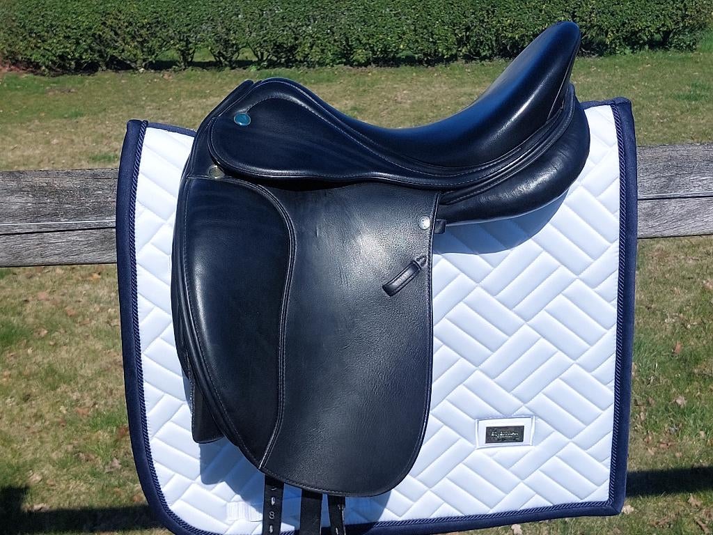 Dressuurzadel Pony Prestige 16inch 1000€, Ophalen, Zo goed als nieuw, Dressuur