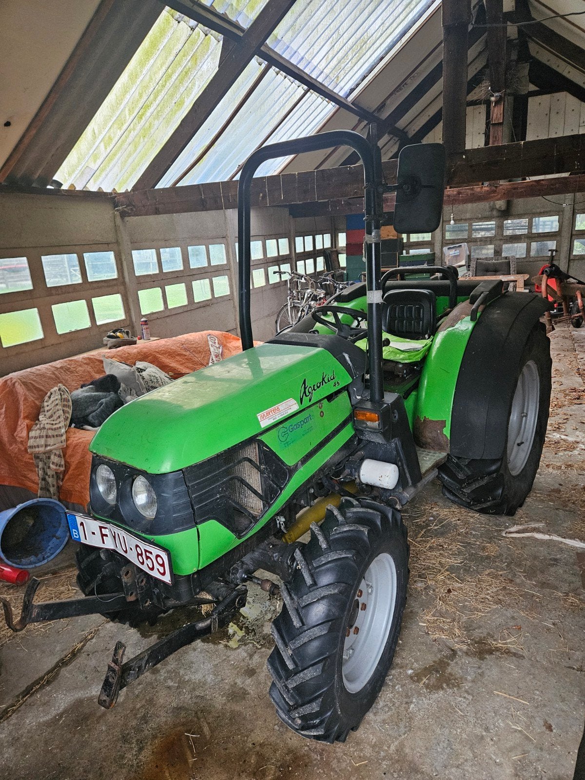 deutz agrokid 45pk en machines, Zakelijke goederen, Ophalen, Gebruikt, Tot 80 Pk, Deutz - Fahr