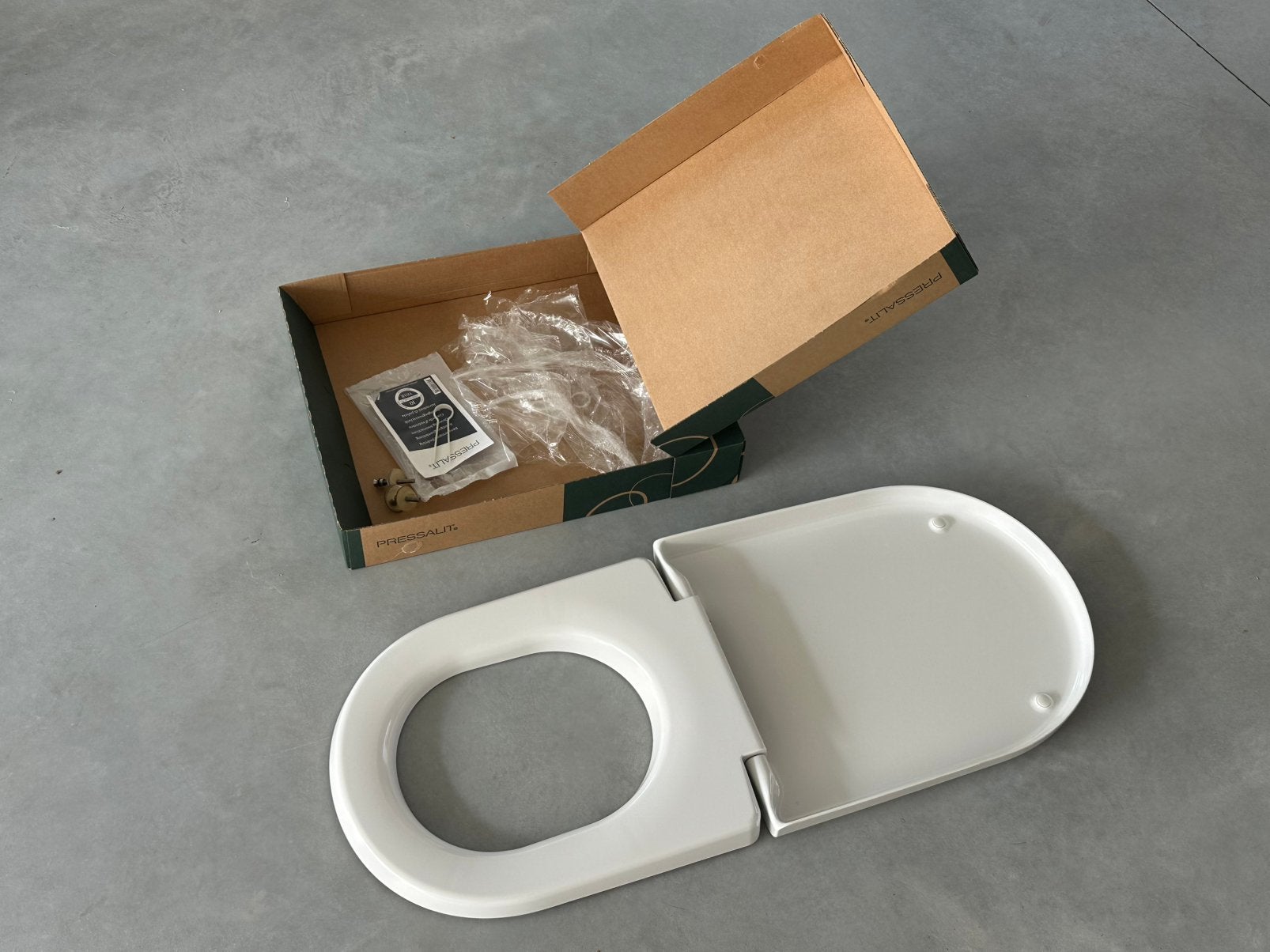 Wc bril, Ophalen, Toilet