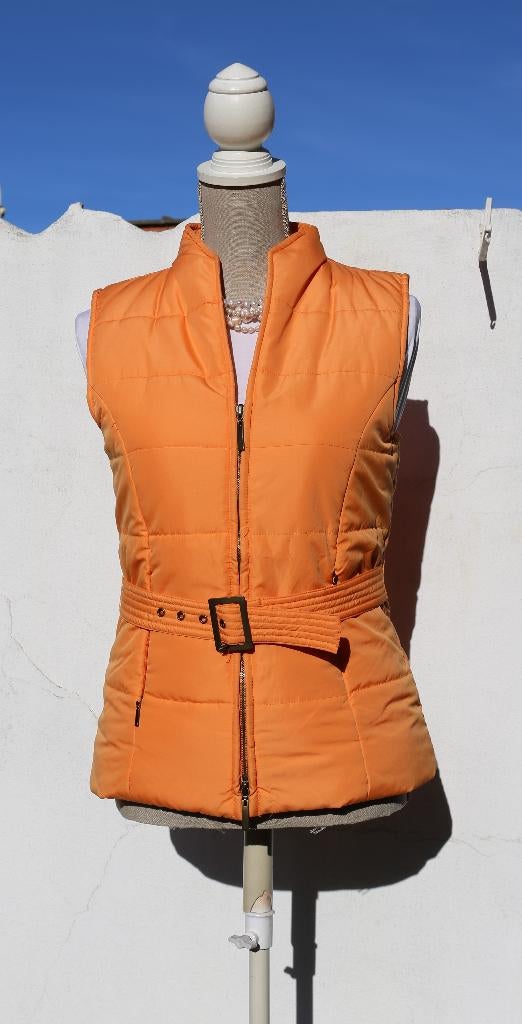 Gilet "anorak" orange - Taille M - Vue sur Mer, Vêtements | Femmes, Vestes | Hiver, Comme neuf, Taille 38/40 (M), Orange, Enlèvement ou Envoi