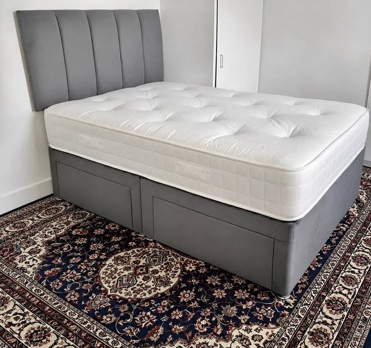 lit double + matelas, Envoi, Neuf, Deux personnes, Autres couleurs