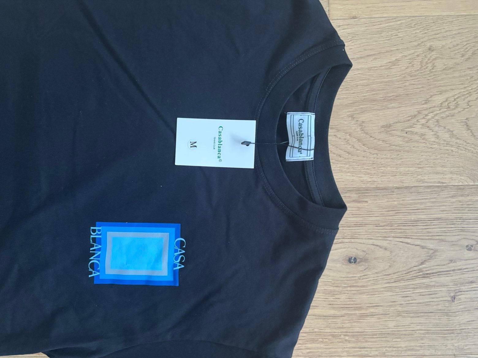T-shirt casablanca, Envoi, Neuf, Taille 48/50 (M), Noir