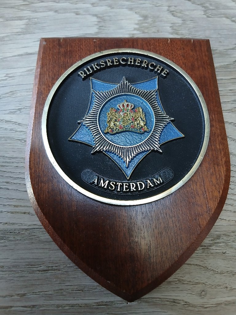 Crest GD service recherche Amsterdam, Enlèvement ou Envoi, Gendarmerie, Emblème ou Badge