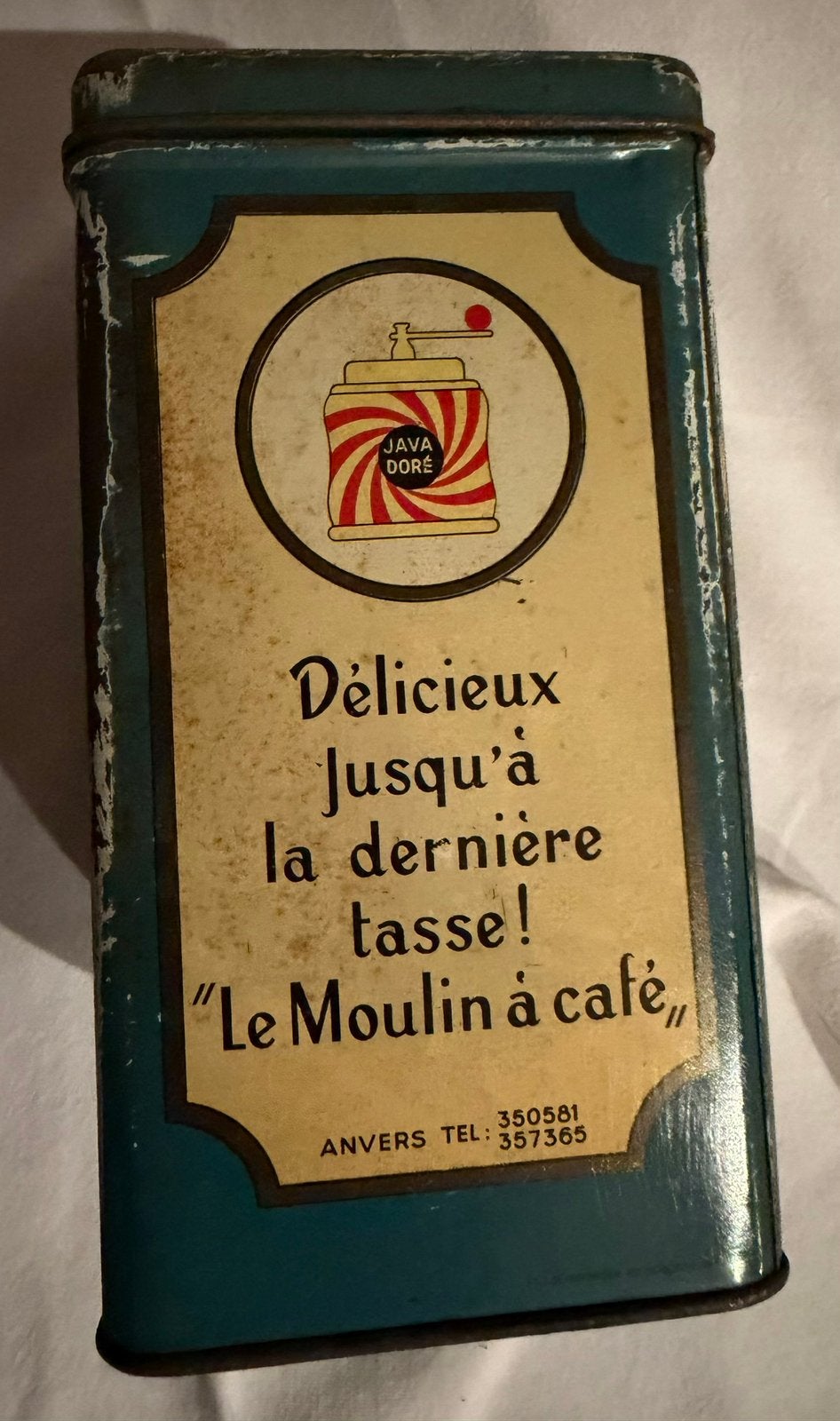 Ancienne boîte à café Java, Enlèvement ou Envoi