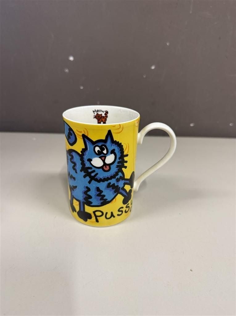 koffie thee mok - moggies - pussy - jane brookshaw, Ophalen of Verzenden, Zo goed als nieuw