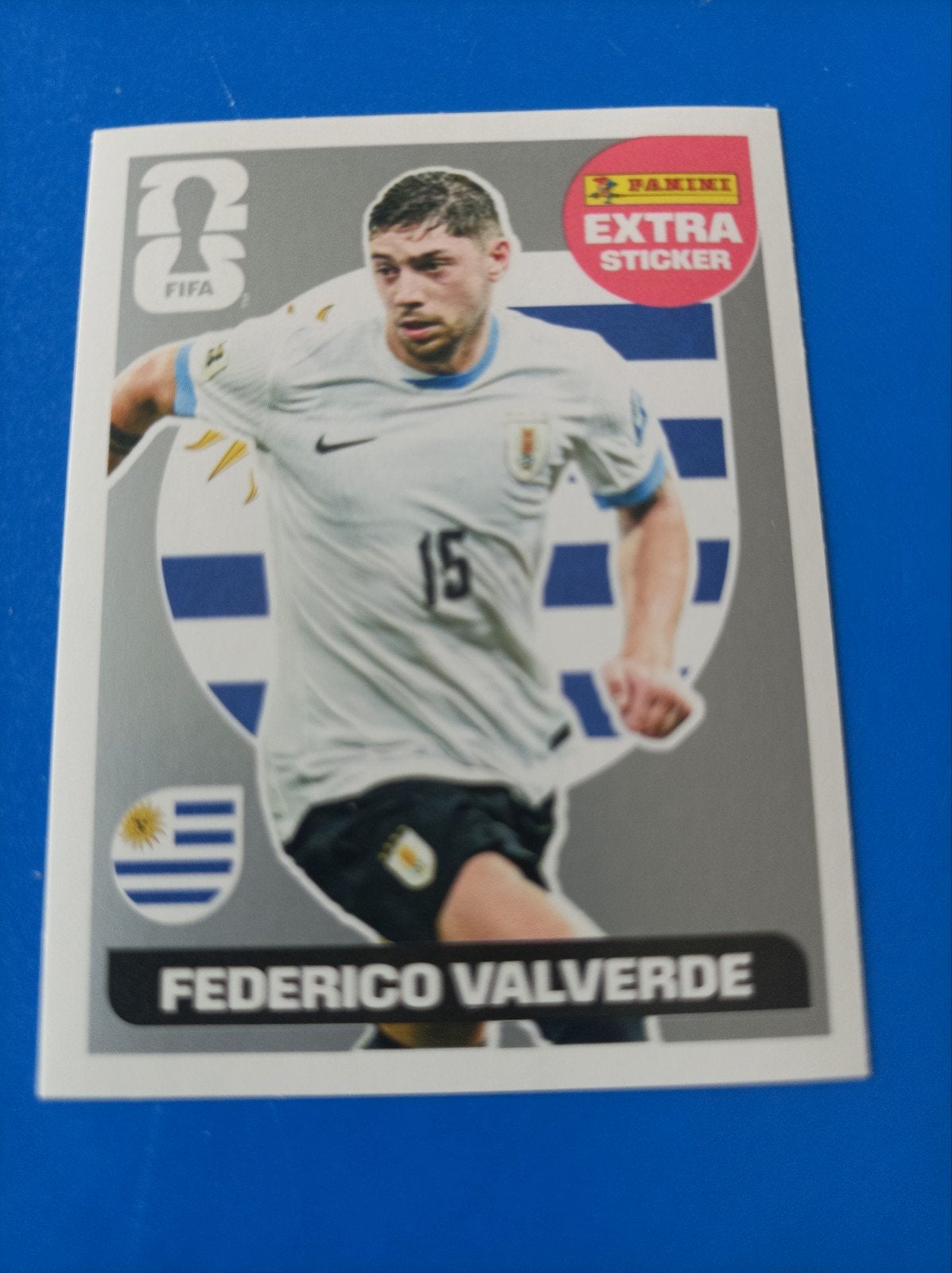Autocollant supplémentaire Panini World Cup USA 2026 argenté, Envoi, Autocollant