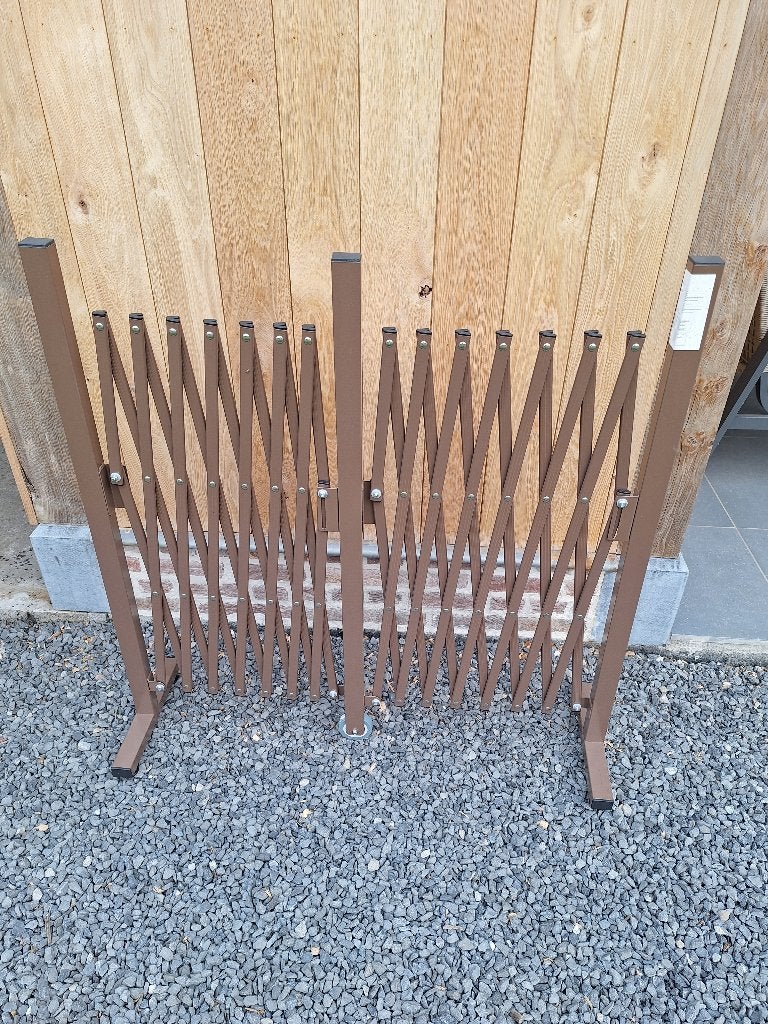 Veiligheidshek, Kinderen en Baby's, Traphekjes, Zo goed als nieuw, Overige typen, Aluminium, 115 cm of meer, Ophalen