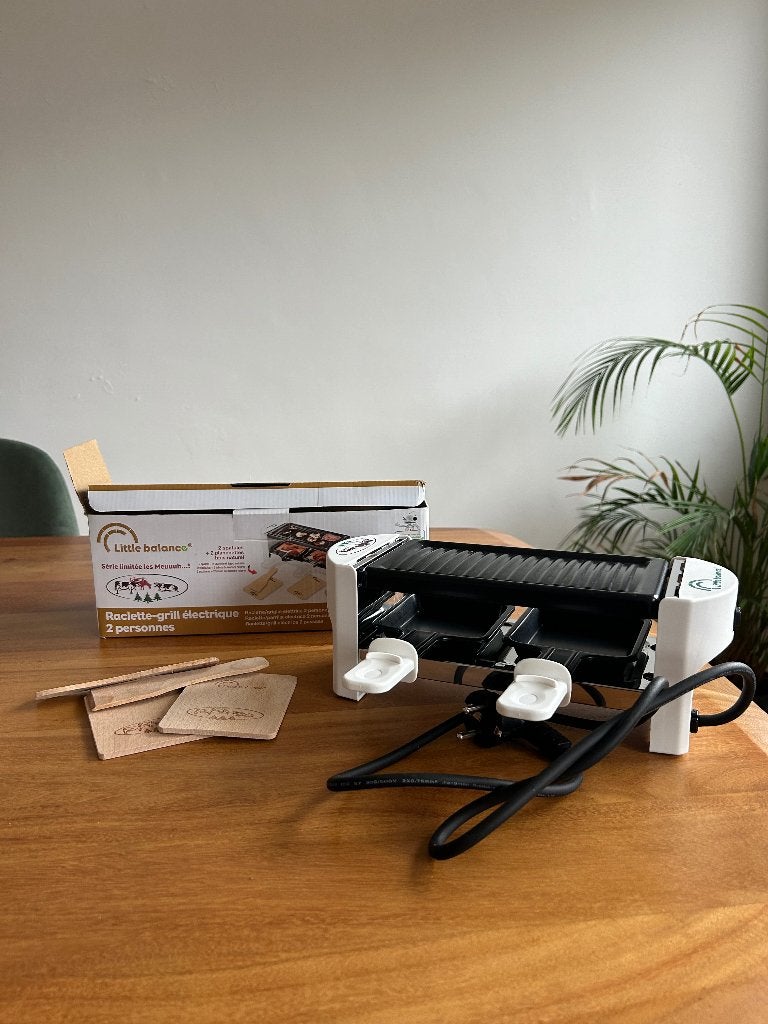 Raclette-grill électrique Little Balance 2 personnes, Enlèvement ou Envoi, Utilisé, Moins de 4 personnes