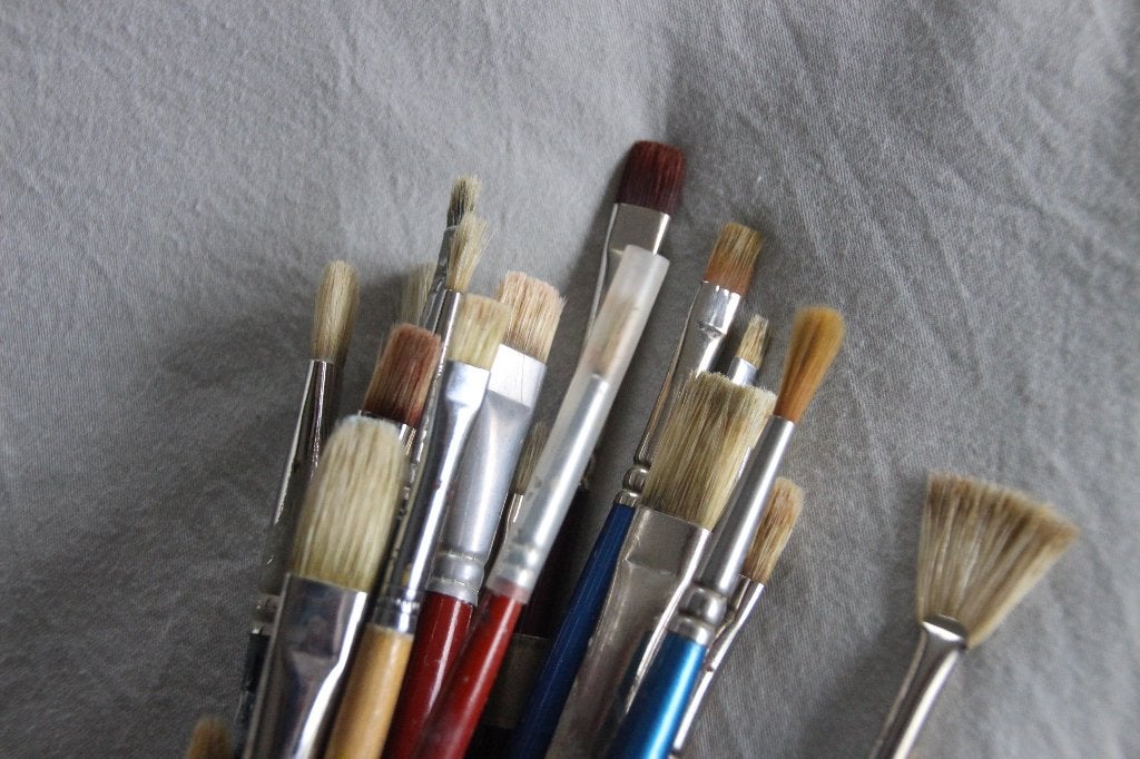 set penselen penseel en toebehoren voor olieverf schilderij, Verzenden, Olieverf