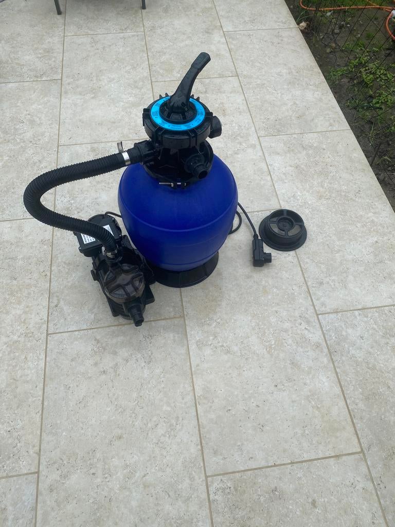 Zandfilterpomp zwembad, Tuin en Terras, Ophalen, Zo goed als nieuw