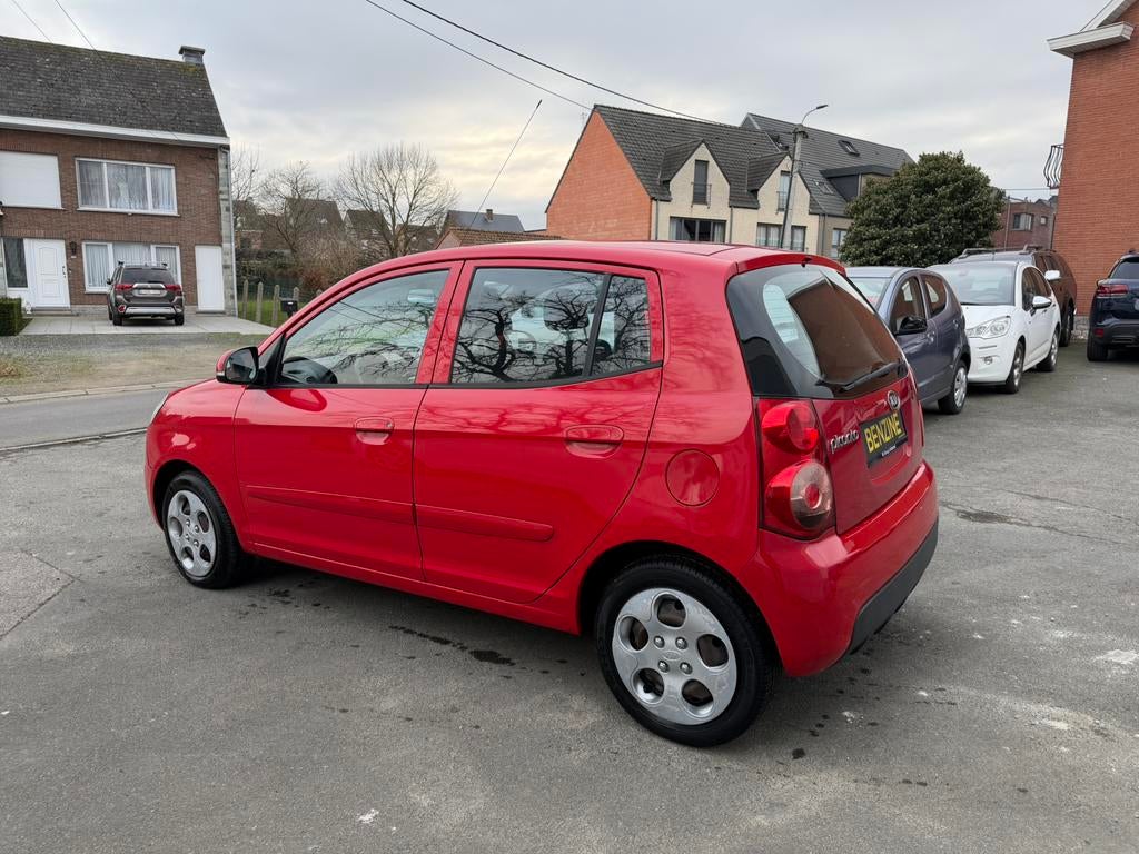Kia Picanto 1.0i 12v Airco / 51000km / Garantie, Autos, Rouge, Achat, 998 cm³, Entreprise