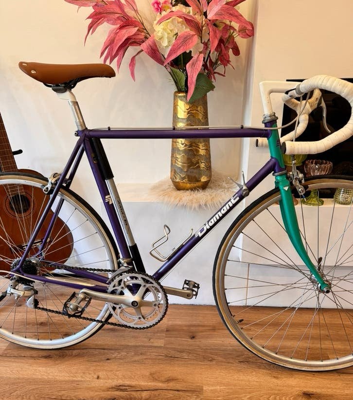 Prachtiger Retro  Diamant  in Top Staat, Full Shimano 105, Fietsen en Brommers, 28 inch, Staal, Velgrem, Ophalen of Verzenden