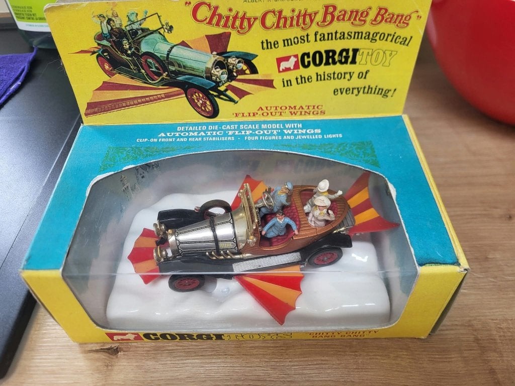 Chitty Chitty Bang Bang Modelauto uit 1967, Ophalen of Verzenden, Zo goed als nieuw