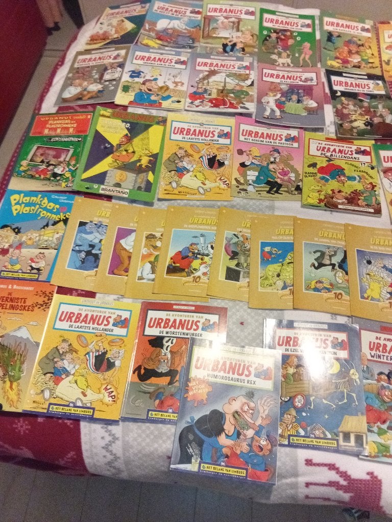 "52 Urbanus strips + volledig lot, goede staat", Linthout en Urbanus, Complete serie of reeks, Europa, Ophalen