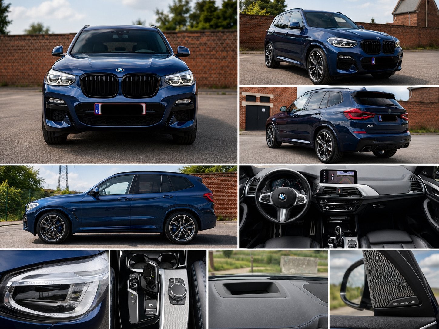 Bmw X3 Sdrive sport pack M 2L D 150cv full options toit pano, Auto's, BMW, Automaat, Achterwielaandrijving, Parkeerassistent, Blauw