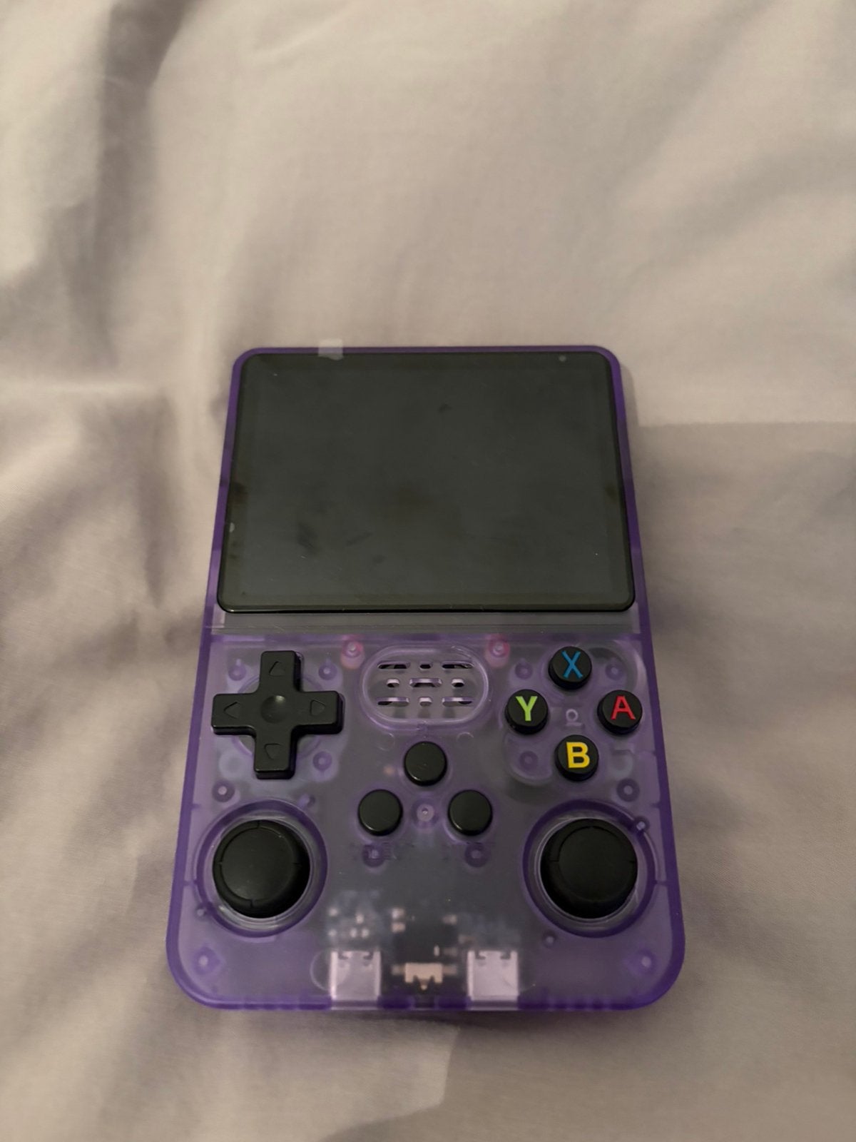 R36S Retro Game Console – Paars, Ophalen, Zo goed als nieuw, Overige modellen, Met games