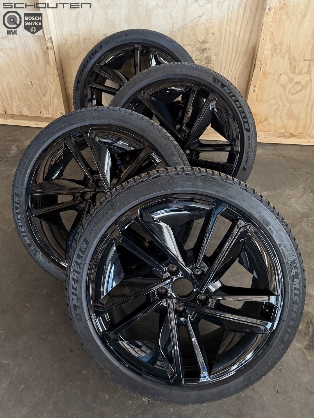 21" Audi e-tron GT Winterset, Auto-onderdelen, Banden en Velgen, Gebruikt, -, -, Banden en Velgen